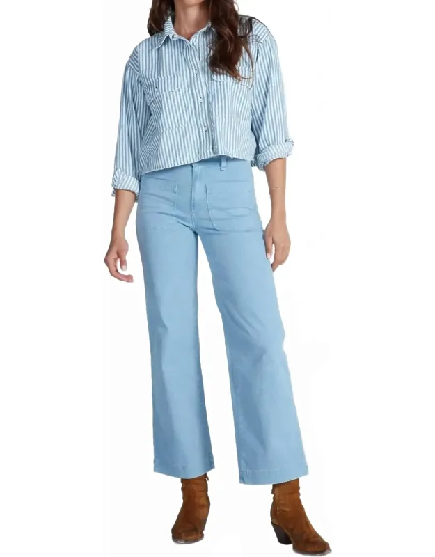 Washed Twill Jeans