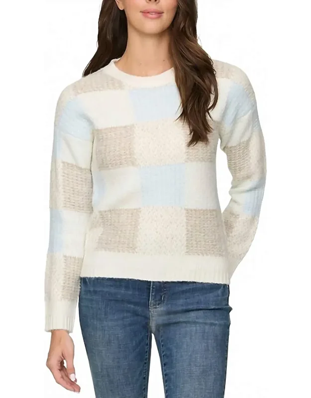 Patchwork Crewneck Sweater
