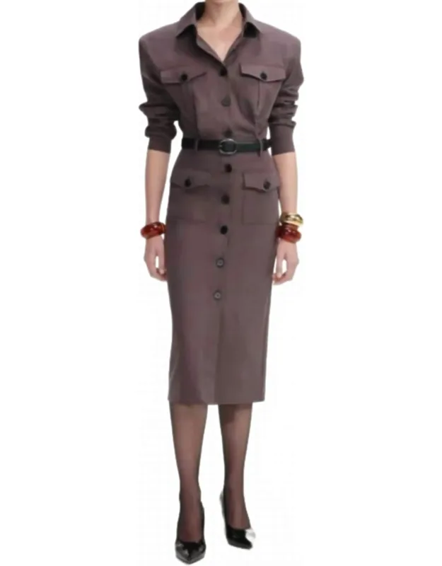 Belted Midi Dress