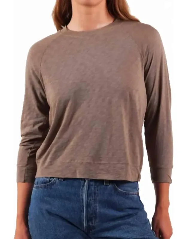 Supima Slub Jersey Sweatshirt Tee