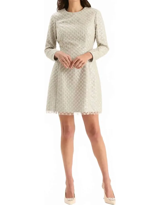 Pearl Overlay Dress