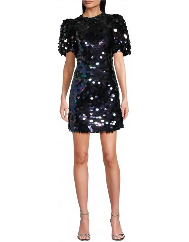 Savannah Sequins Bow Back Dress