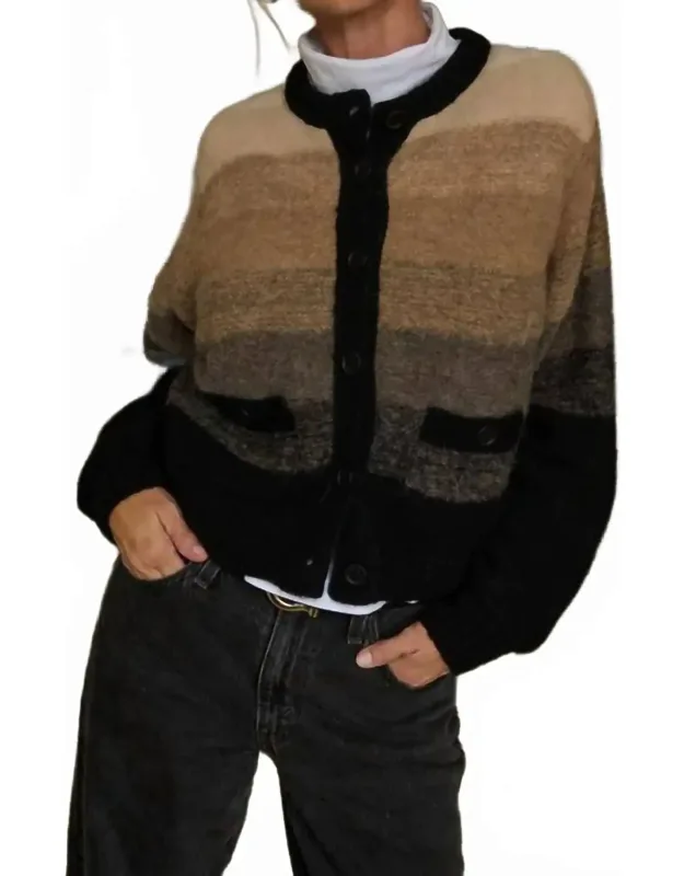 Tessa Ombre Cardigan