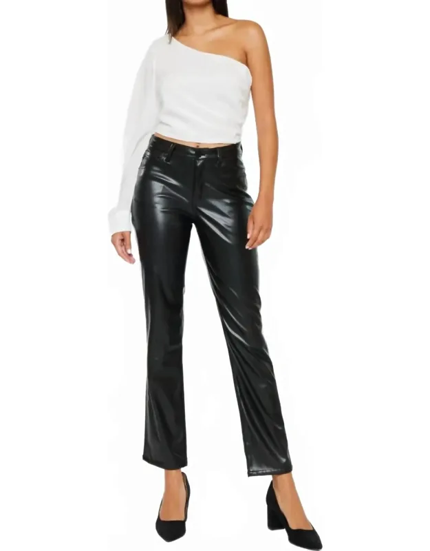 Faux Leather Pants