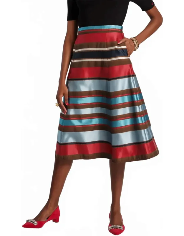 Mercer Striped Skirt