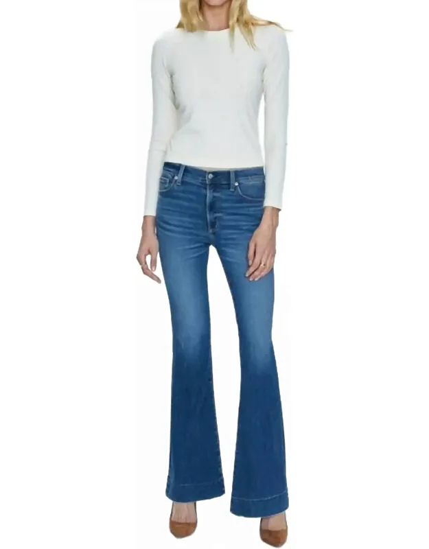 Kinsley Mid Rise Ultra Flare Jeans