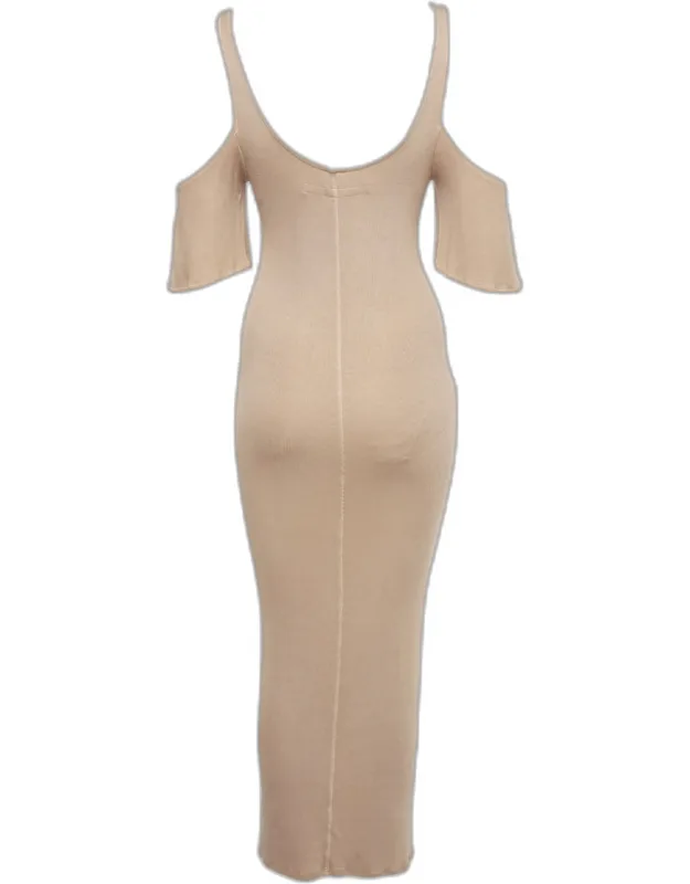 Rib Knit Maxi Dress