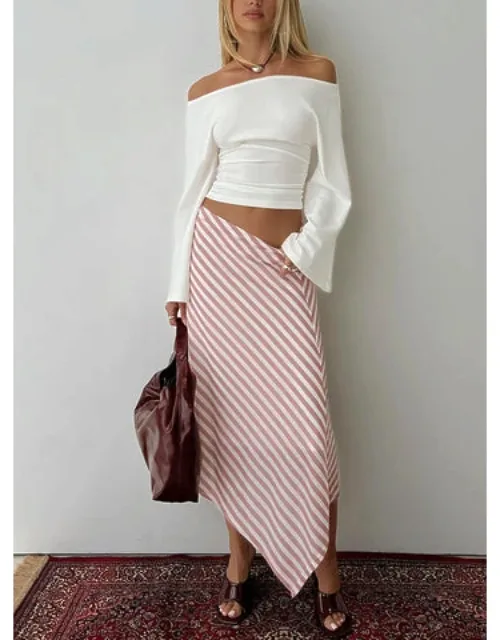 Asymmetrical Midi Skirt