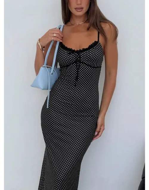 Delaney V Neck Frill Midi Dress