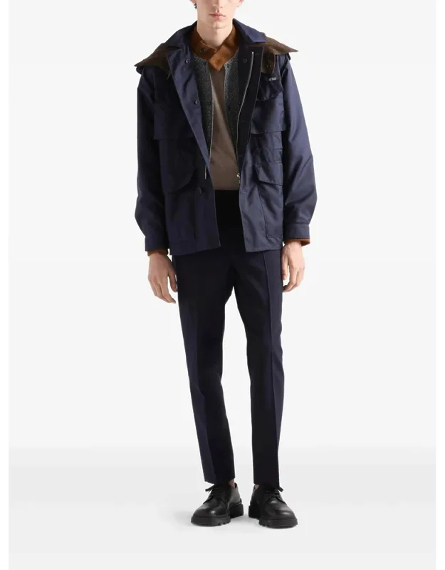 Shirt-style Hooded Cotton Jacket