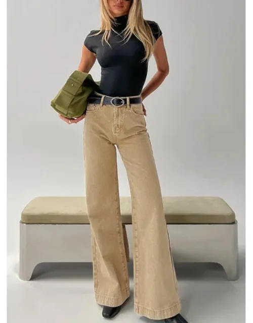 High Rise Wide Leg Jeans