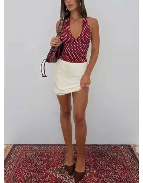 Lace Mini Skirt