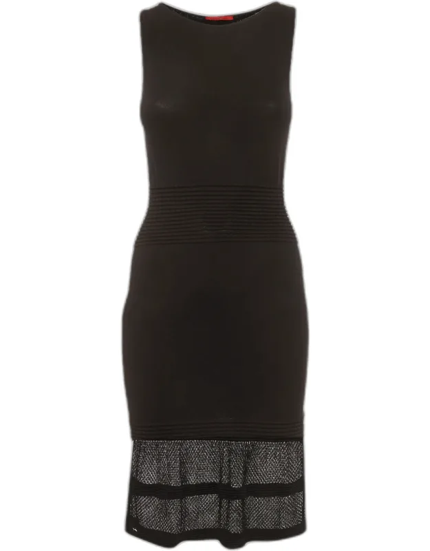 Stretch Knit Midi Dress