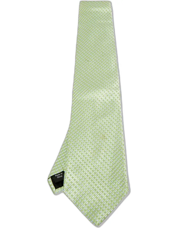 Patterned Silk Tie