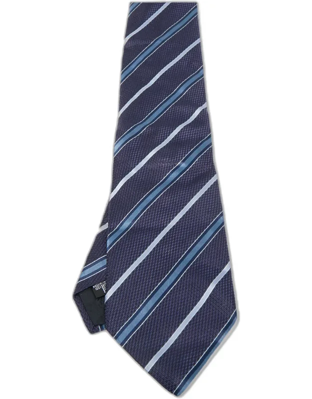 Striped Silk Traditional Tie