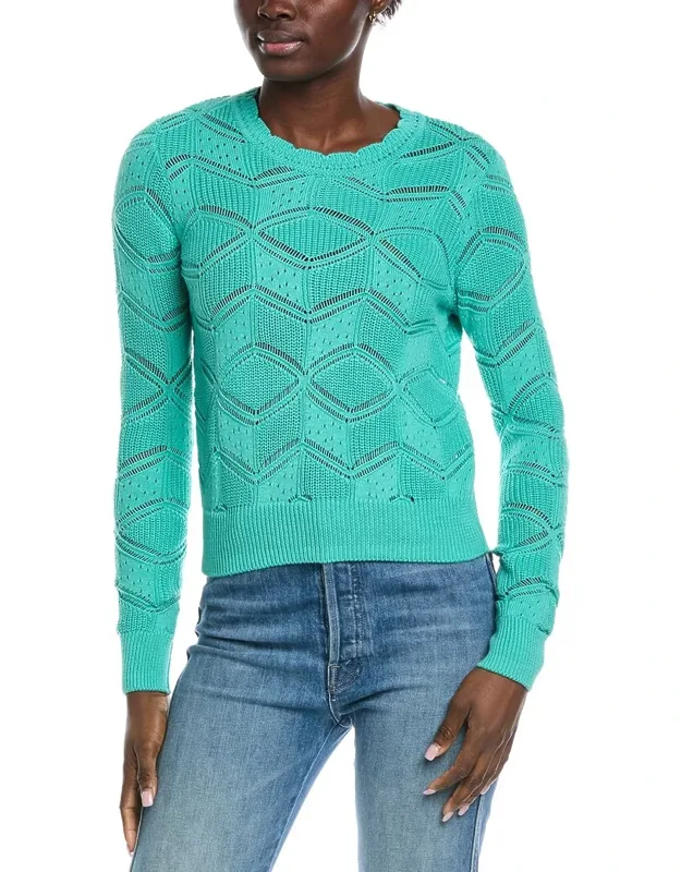 Fancy Shaker Stitch Sweater