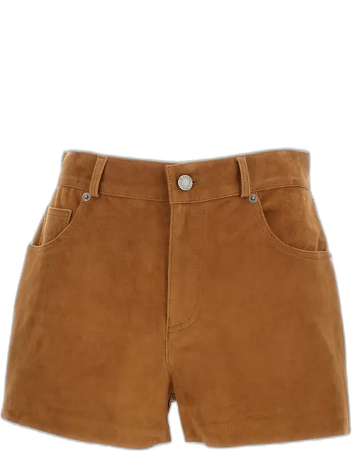 Suede Shorts
