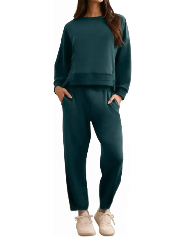 Butter Soft Sand Wash Hi-low Crew Top
