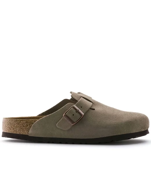 Boston Suede Clogs
