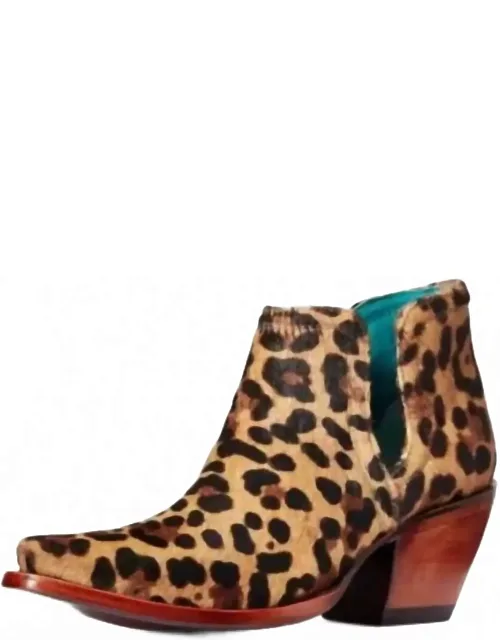 Western Leather Haircalf Booties