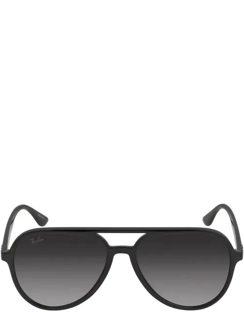 Grey Gradient Aviator Sunglasses Rb4376 601/8g 57 Mm Lens Width, 100% Uv Protection