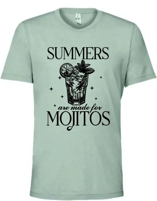 Summers Are Made For Mojitos Graphic Tee