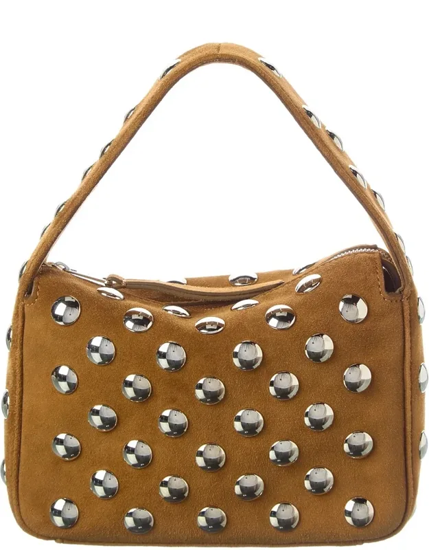 Elena Small Suede Shoulder Bag