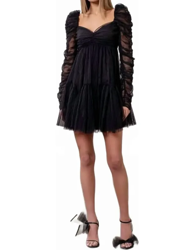 Ruched Mini Dress