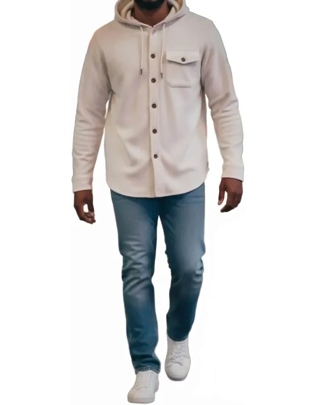 Parson Button Up Hoodie
