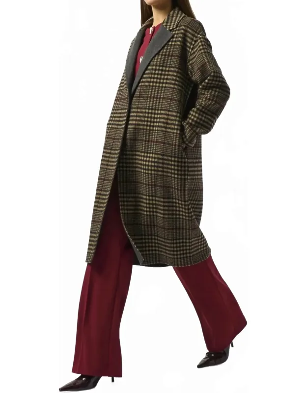 Wool Blend Double Faced Coat
