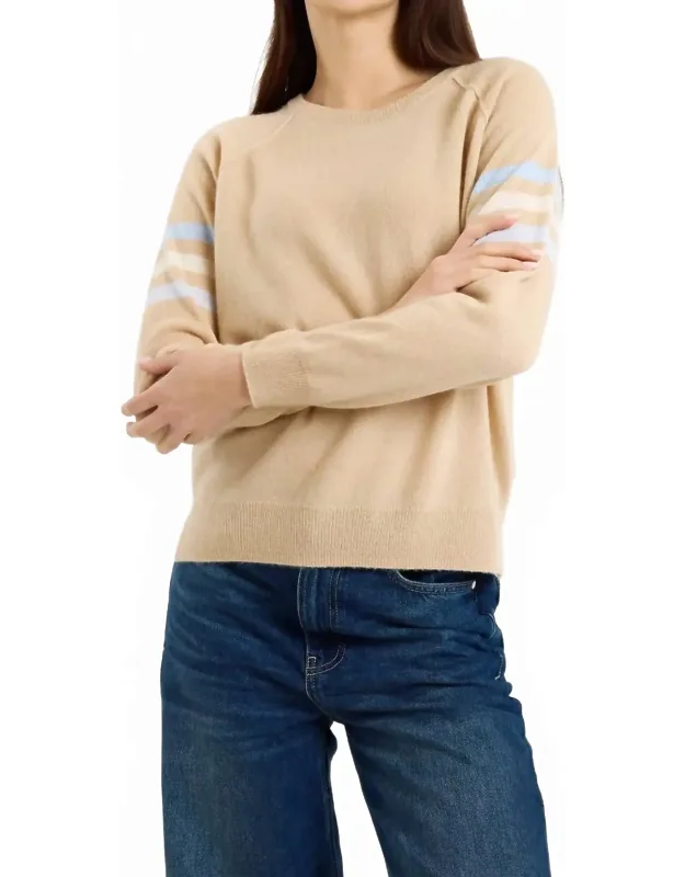 Annie Stripe Crew Sweater