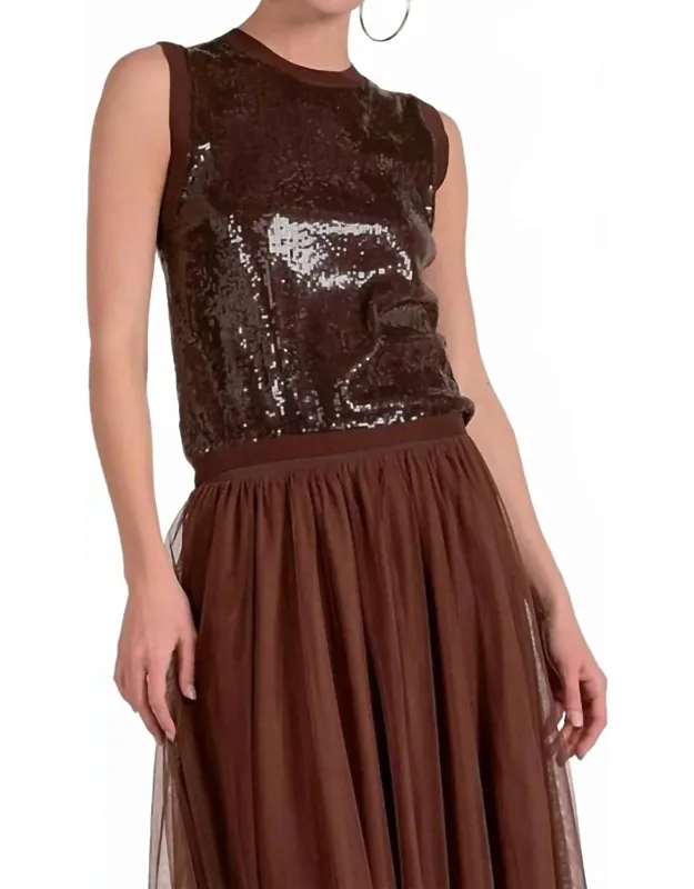 Haven Sequin Tank Top