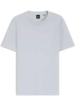 Bubble-jacquard Structure T-shirt In A Cotton Blend