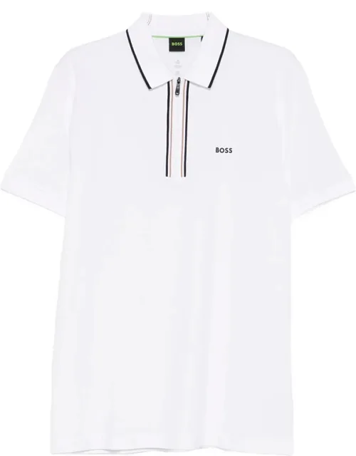 Zip-collar Polo Shirt