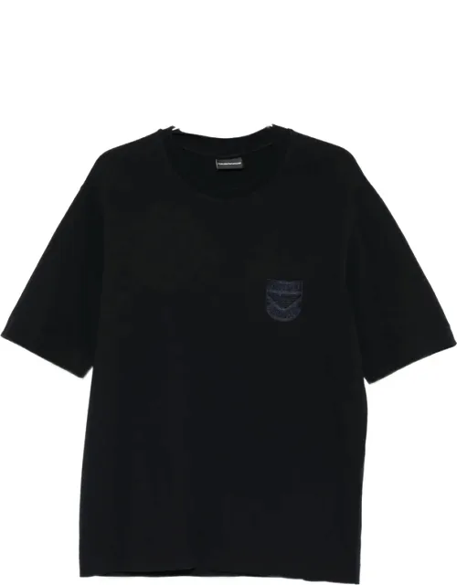 Crew-neck Logo-appliqué T-shirt