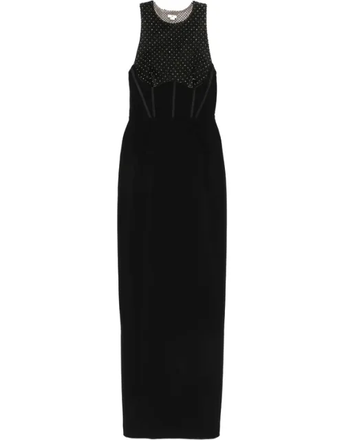 Rhinestone-embellished Maxi Dress