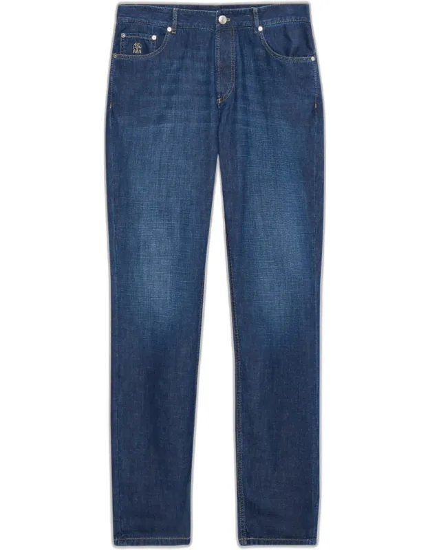 Denim Classic Fit Five-pocket Jeans