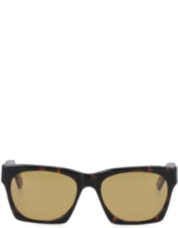 Facehide 'numero 0' Sunglasses With Tortoise Print And Gold Logo