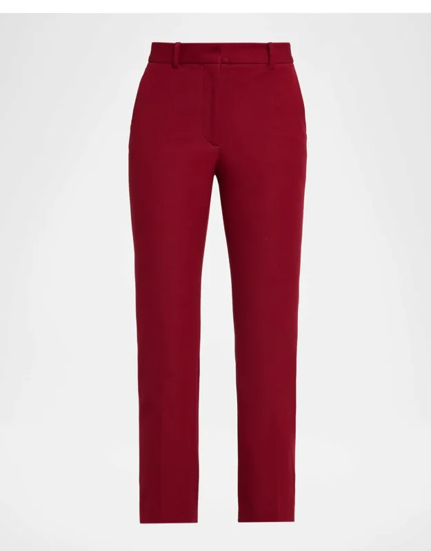 Cropped Slim Gabardine Pants