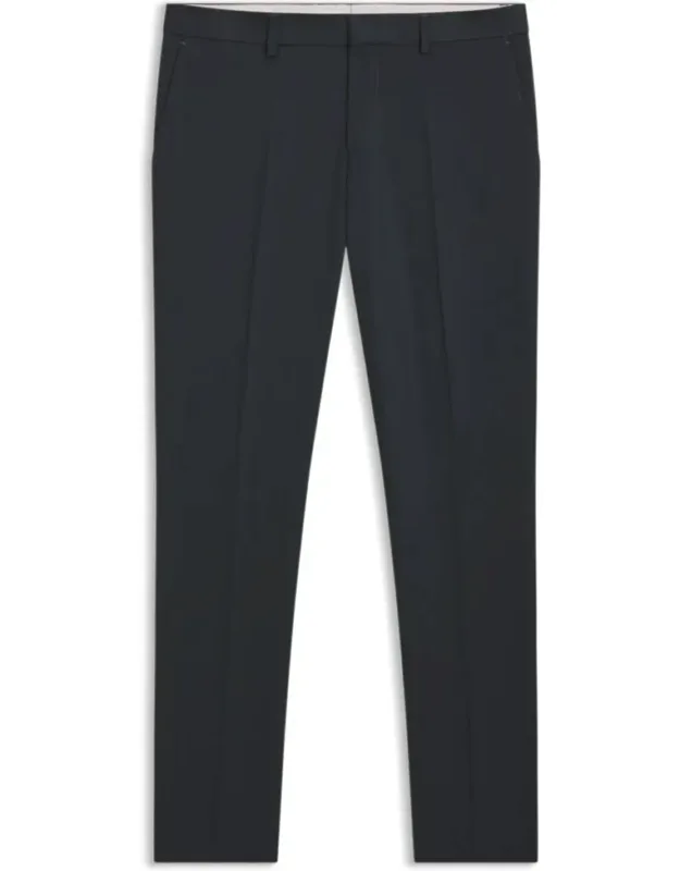 Melange Slim-fit Trousers