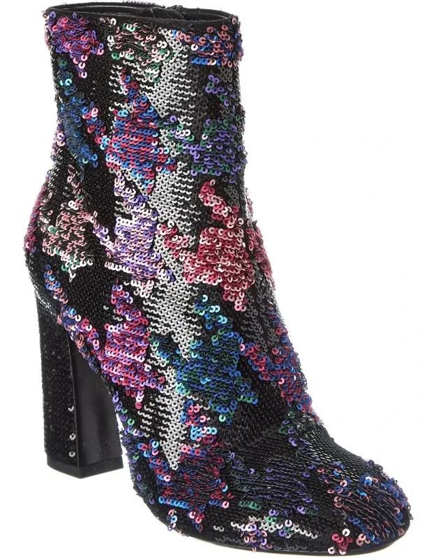 Sequin Bootie