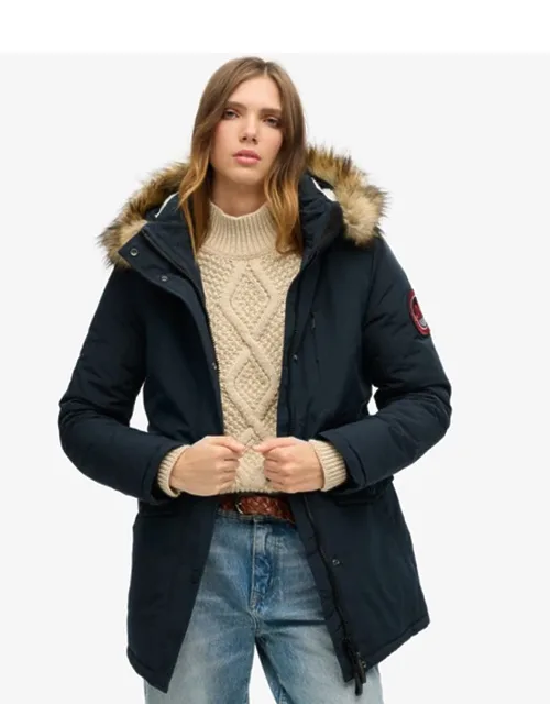 Hooded Everest Faux Fur Parka Coat