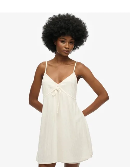 Textured Woven Cami Mini Dress