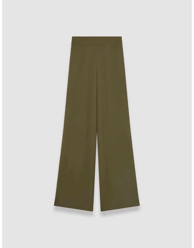 Crepe De Soie Silk Trousers