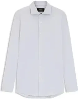Slim-fit Shirt In A Wrinkle-resistant Cotton Blend