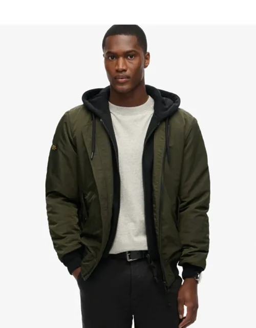 Military Hooded Ma1 Jacket