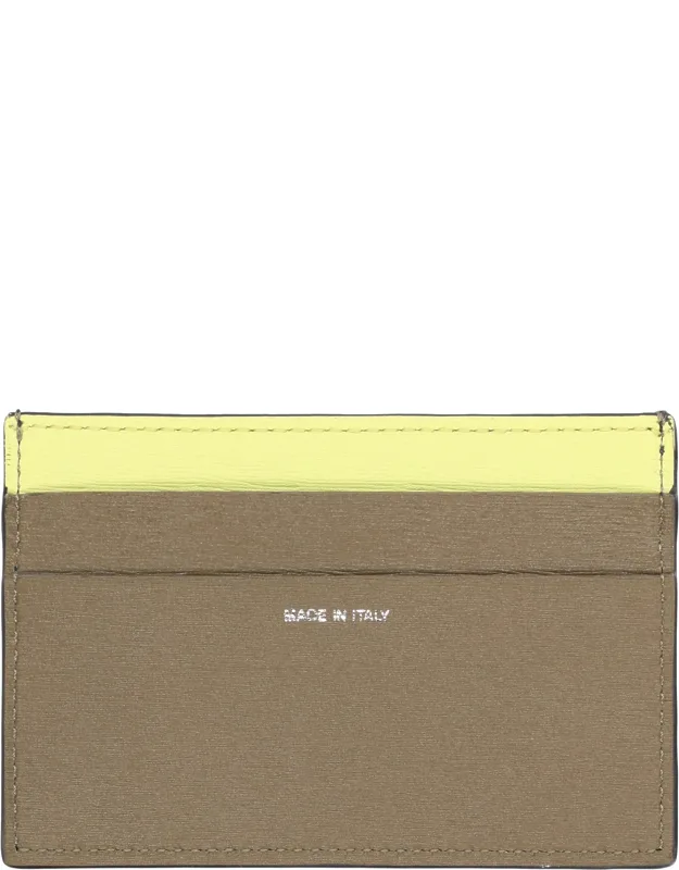 Leather Card Holder Made In Italy