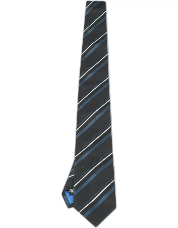 Diagonal Striped Silk Tie