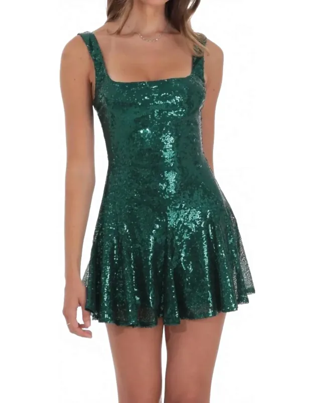Star Of The Night Sequin Mini Dress