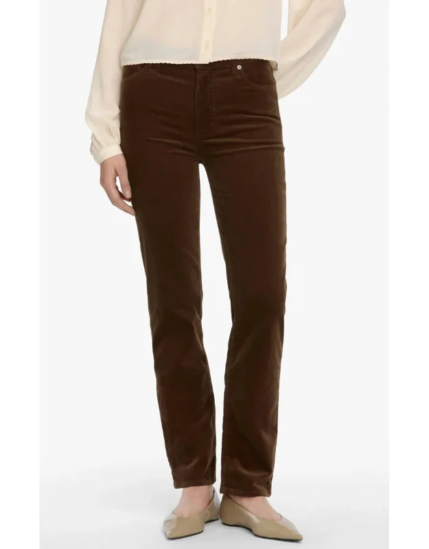 Le Sleek Straight Corduroy Pants